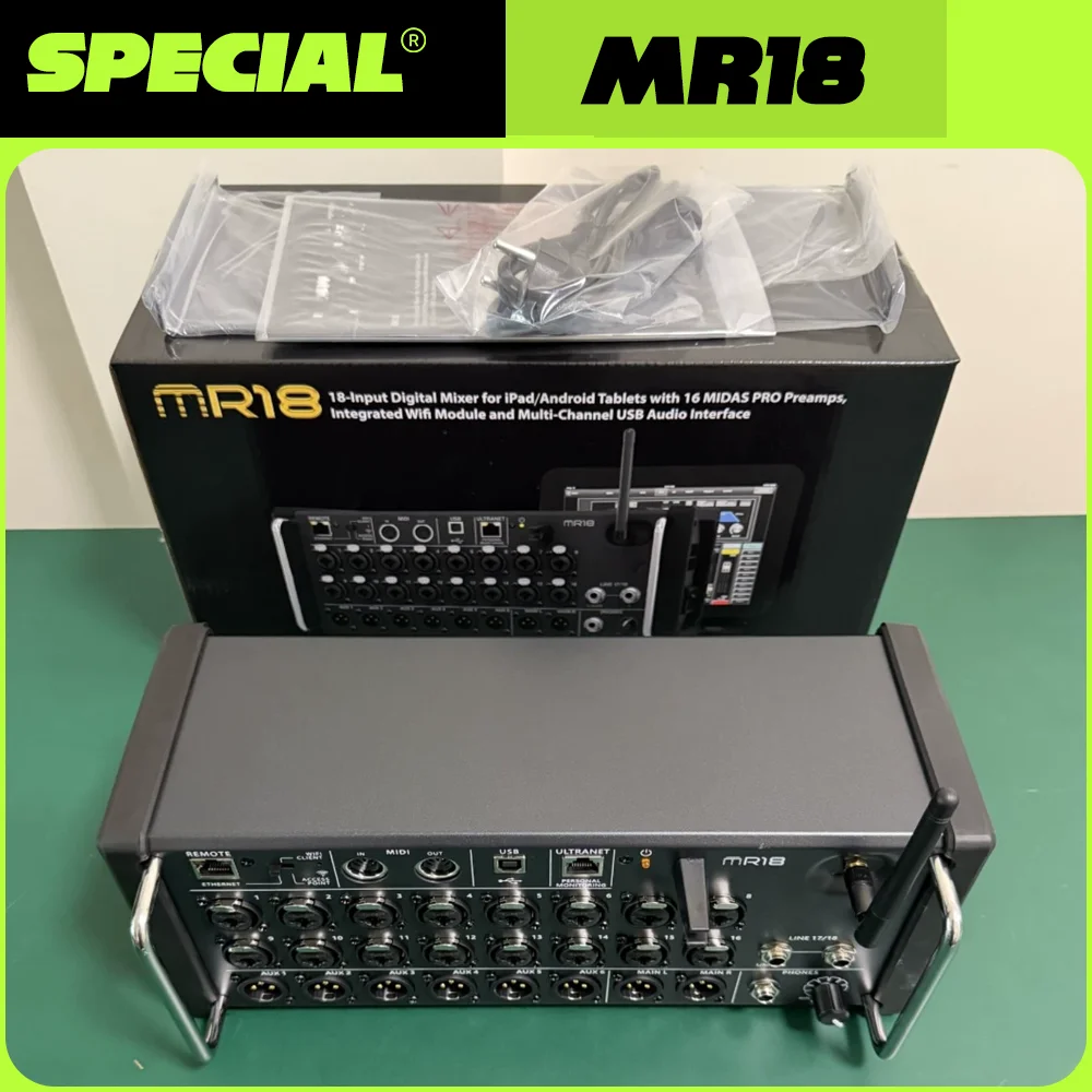 ARI 1:1 MR18 Professional Digital Mixing Studio Recording Console Dj Studio Digital Mixer Audio Multi-track Sound Table