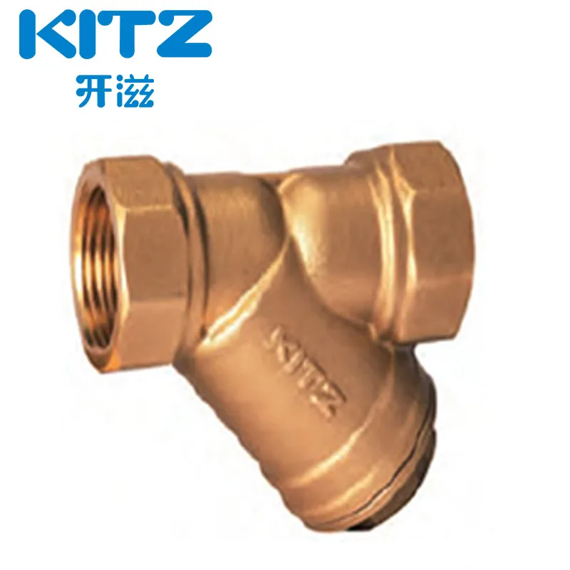 Kitazawa KITZ Kaizi Y-type filter brass forged silk buckle PN16YZ water pump water meter filter 4 points