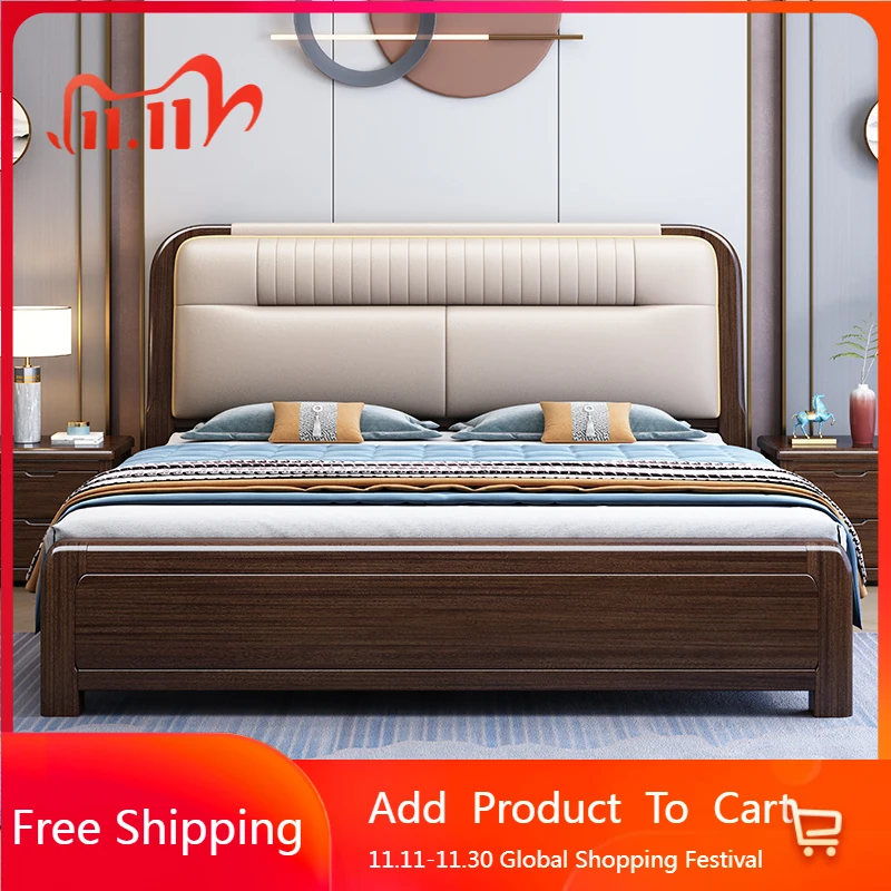 Tempat Tidur Tidur Putri Sandaran Kepala Ganda Tempat Tidur Desain Kapsul Modern Seks Furnitur Suite Lounge Beliche Ukuran King Kecantikan Mewah