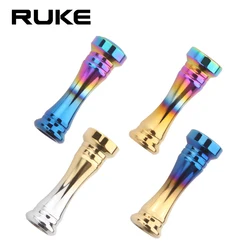 Ruke  Fishing Reel Handle Knob Titanium Alloy Materails Suit For D/S Type Fishing Wtih 2pc Bearings Reel Accessory\