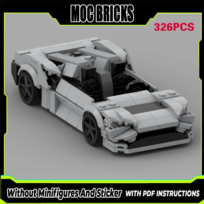 

Speed Racing Car Model MOC Building Bricks Elva Top Tier Sports Car Modular Technology Gifts Holiday Assemble Children Toys Suit
