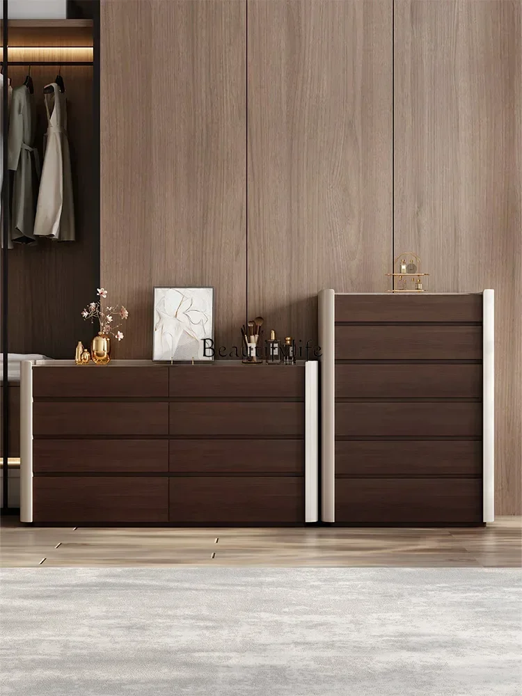 

01*Italian light luxury bedroom jewelry cloakroom storage island combination eight bucket cabinet entrance