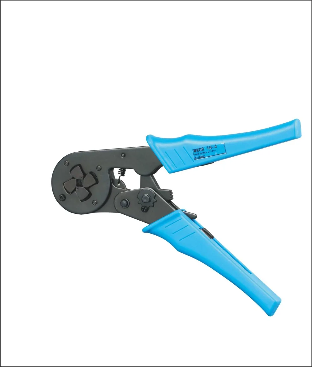 HSC8 16-4 Hand Mini Self-adjustable Crimping Plier Crimper For Insulated Terminals AWG 12-6 Square mm 4-16 Cable end-sleeves