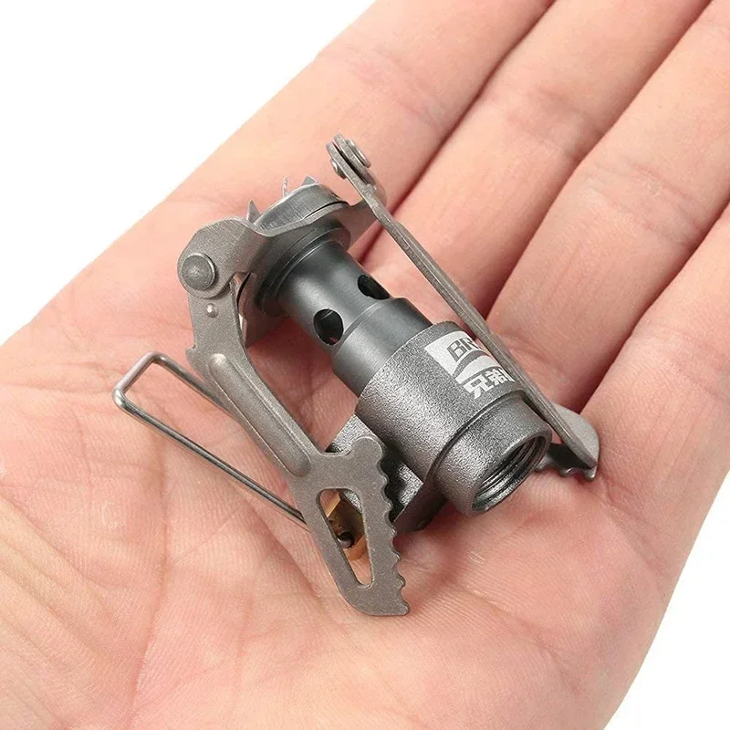 25g Lightweight Mini Gas Cooker Burner Camping Hiking Gas Burner BRS Outdoor Portable Solo Titanium Camping Gas Stove brs-3000t