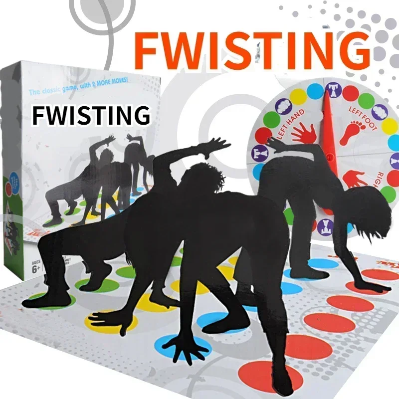 Halloween Twister Game Multiplayer Party Games Jumbled Bigger Mat More Colored Spots  Family Kids Party Game  Compatible