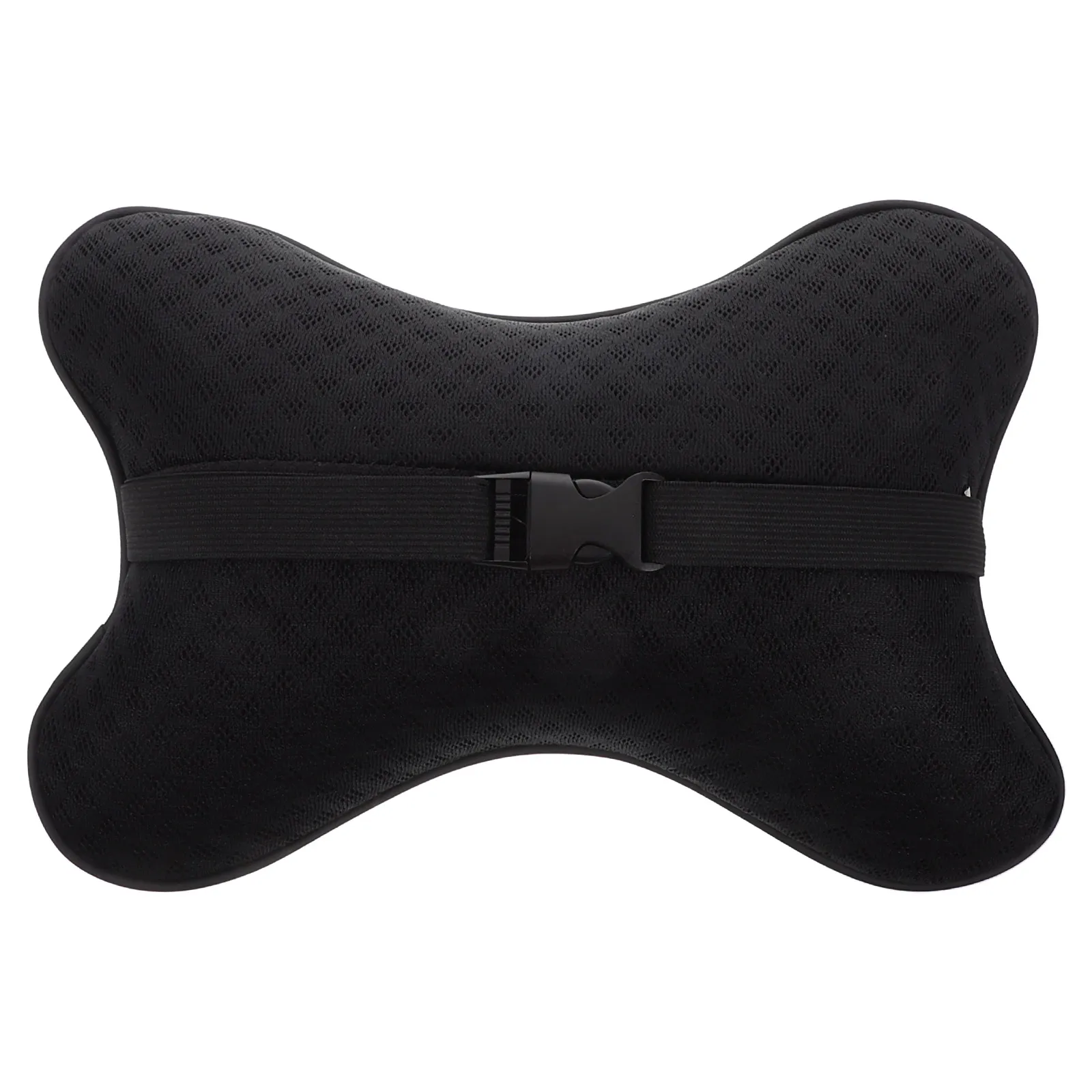 

Car Neck Pillow Black Ice Silk Cushion for Driving Seat Headrest Support Universal Auto Pillows Comfortable Summer Car