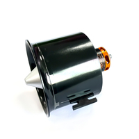 QX-MOTOR 70mm EDF QF2827 2600kv 1800kv 12 Blades Ducted Fan With Brushless Motor use 4s/6s 80A 60A ESC For FMS RC Airplane
