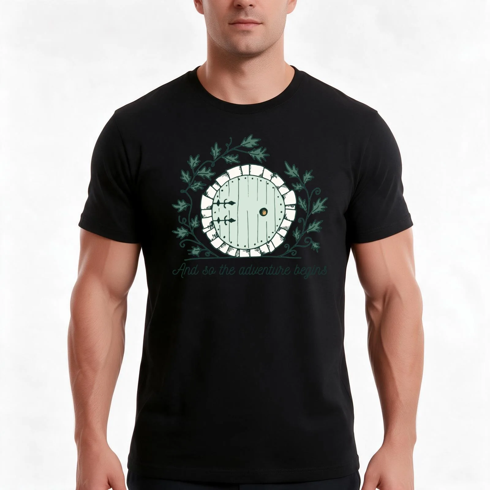 Baggins Door with Twigs ShirtsNew design 2021 T-Shirt, Summer Casual Cotton Tee, Oversized Streetwear Tops, Unisex Men Women