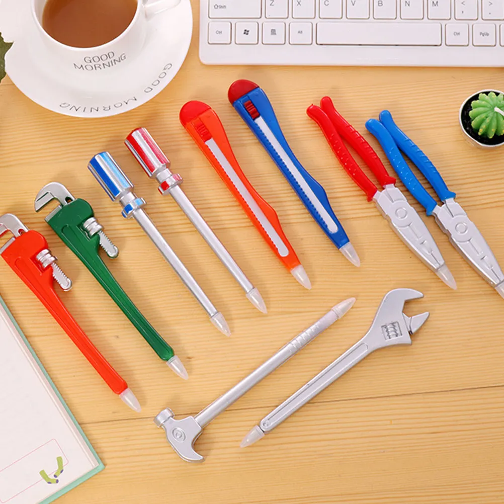 

8Pcs Unique Fun Ballpoint Pens Set Adorable Cool Design Plastic Writing Pens for Students Homework Blessing Cards Office Supply