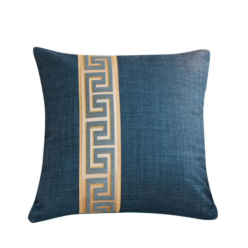 وسادة أريكة صينية من الكتان، وسادة خصر، وسادة رمي للنوم بأرجل #5