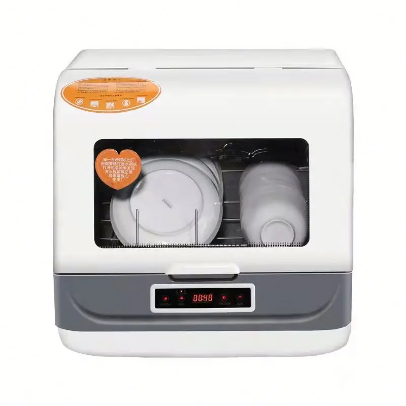 High Quality Mini Portable Dishwasher Automatic Electric Home Use Washing Machine with Free Installation Stainless Steel Housing