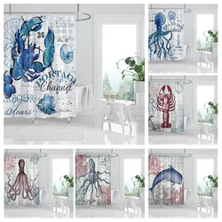 Home waterproof fabric bathroom curtain accessories 90x200 shower shower curtain 240 * 200 Atlantis style shower curtain