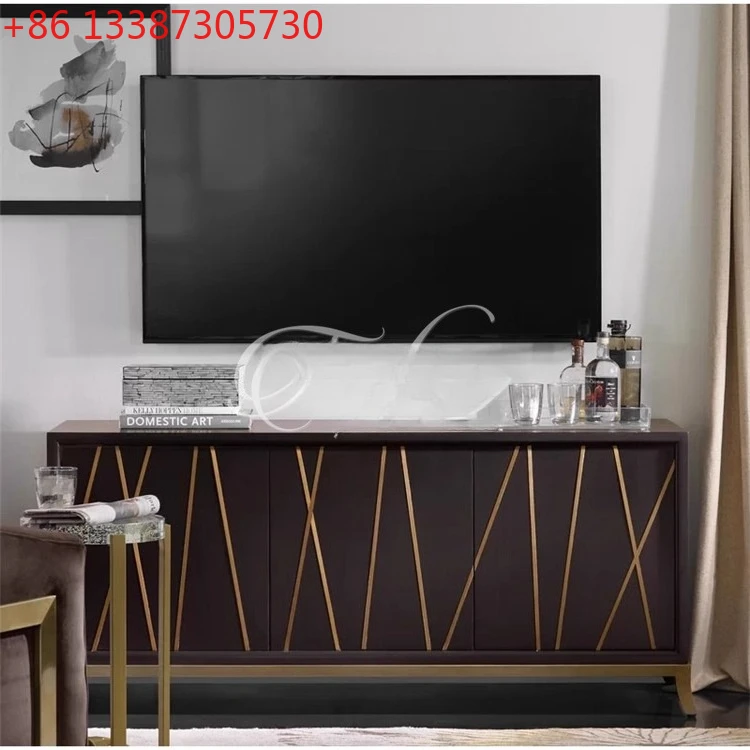 

French light luxury TV cabinet modern simple small apartment foyer entrance cabinet