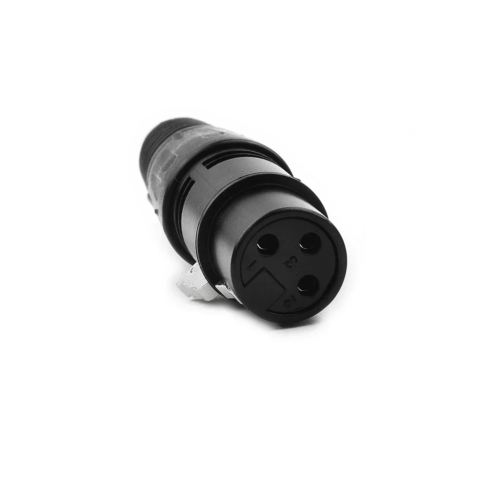 10PCS Female Connectors XLR DMX 3 Pin Audio Microphone Cable Connectors 10pcs Male  Female MIC Snake Plug Cable Adapters