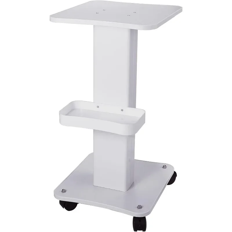 

Esthetician Trolley Cart with Wheels, Aluminum Salon Spa Beauty Machine Trolley Stand, Load 135Lbs, 3 Tier Beauty Rolling Cart