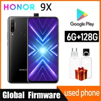 HONOR 9X Smartphone Global Firmware 6.59-inch Camera 48M Battery 4000 mAh Retractable camera Dual SIM used phone