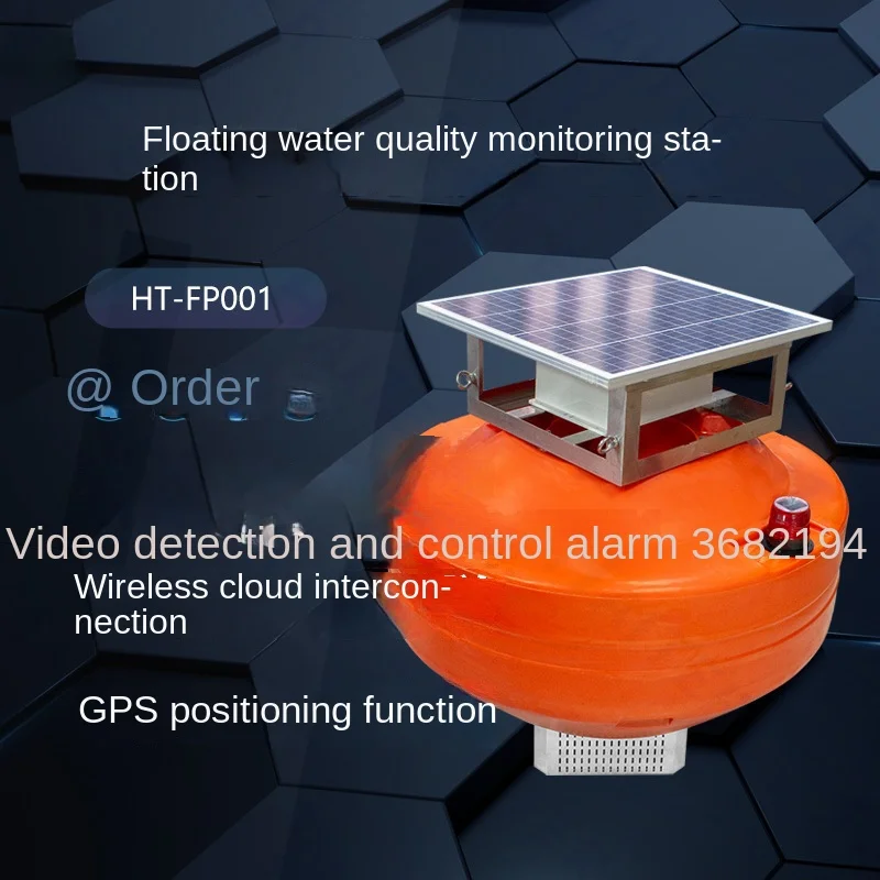 Floating Seawater Monitoring Station Ph Residual Chlorine Conductivity Dissolved Oxygen Buoy Detector for Rivers and Lakes