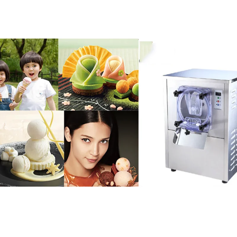 Table Top Commercial Batch Freezer Gelato Machine Hard Ice Cream Machine