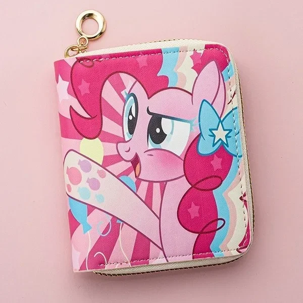 Kawaii My Little Pony Anime Pinkie Pie Rainbow Dash Creative Coin Purse Cute Cartoon Twilight Sparkle Headphone Bag Gifts