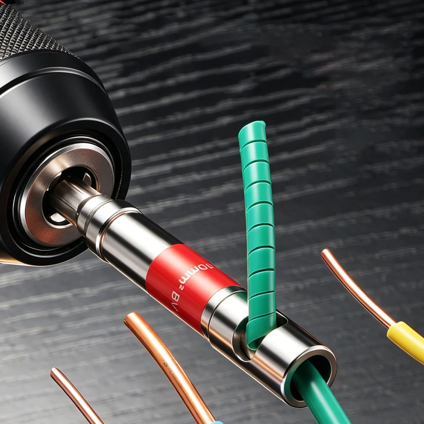 Universal Wire Stripper Tool for Drill, 1/4 Inch Hex Shank Quick Electrician Cable Stripping Tool for Scrap Wire Peeling