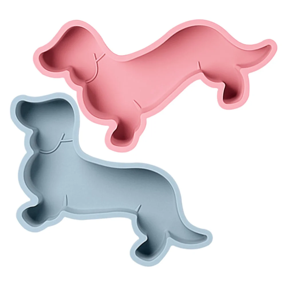 2 قطعة قالب الشوكولاته الألماني شواء عموم كوكي كيك الحلوى كعكة أدوات سيليكون الحلوى لطيف غير عصا #2