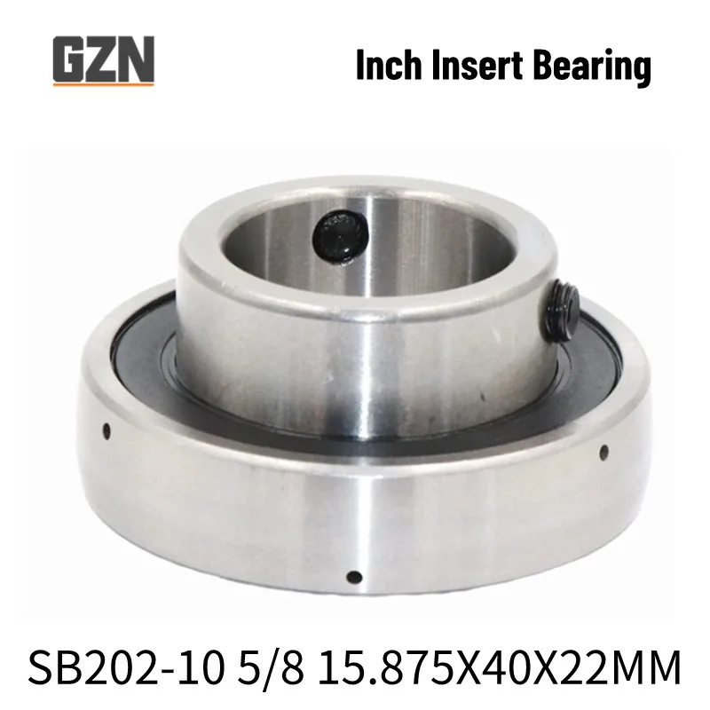 

1PCS Free Shipping SB202-10 5/8 15.875x40x22mm Inch Insert Bearing Outer Arc Flat Bottom Bearing With Top Wire