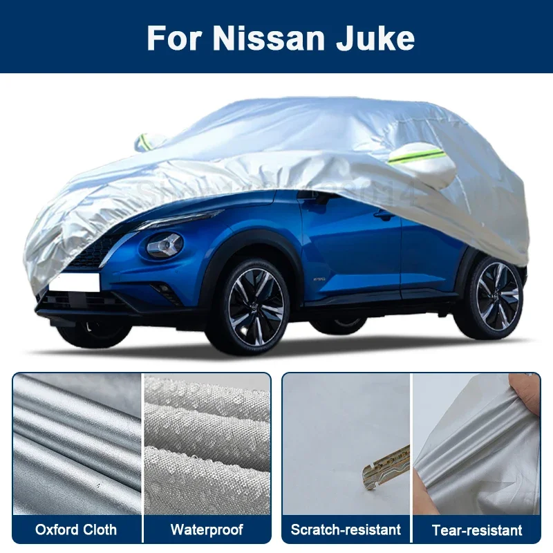 

Outdoor Full Car Cover For Nissan Juke with Reflective Strips Waterproof Snowproof Dustproof UV Protection Exterior Accessories