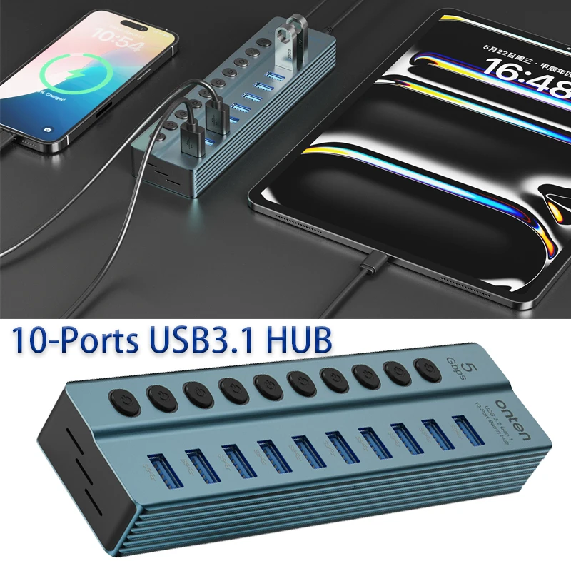 Dock station USB converter Splitter Extender Splitter Adapter USB HUB Multi-function Docking Station computer expansion dock 5G
