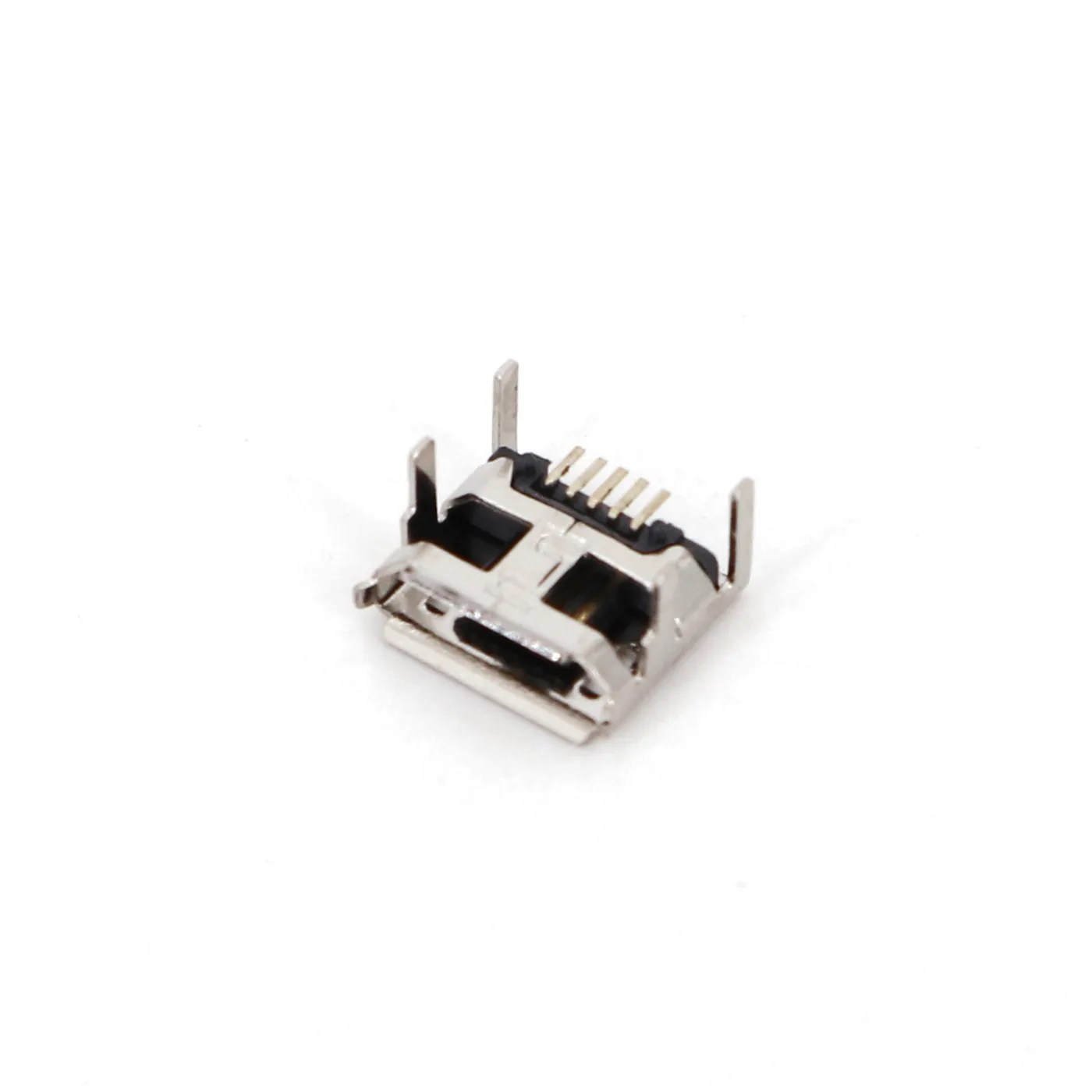 20Pcs Micro Usb Type B 5Pin Vrouwelijke Socket 4 Benen Vaste Pcb Solder Jack Connector