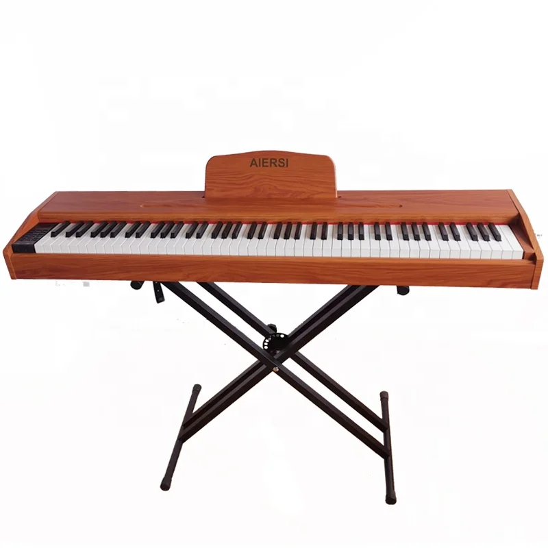 Hot Sales Wooden Piano 88 Hammer Action Piano Upright Digital Piano China Aiersi Brand Wholesales Professional Electronic Organ