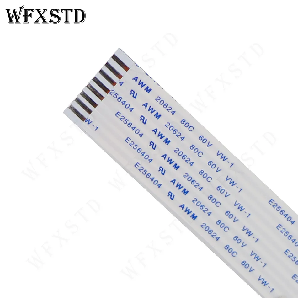 8pins 23mm 210mm Type A New Flex cable Same Side Copper AWM 20624 80C 60V VW-1 Pins Contact