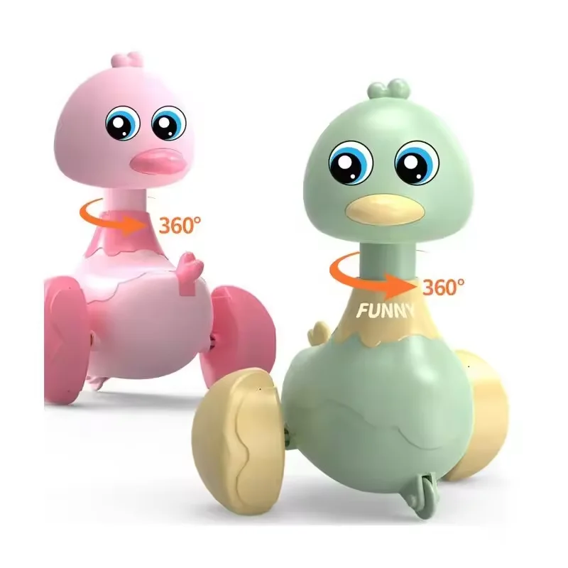 Inertial Press Car Pull Back Swing Walking Cute Duck Toy Baby Interactive Animal Children Toy for Baby Learning Crawl Toy Gift