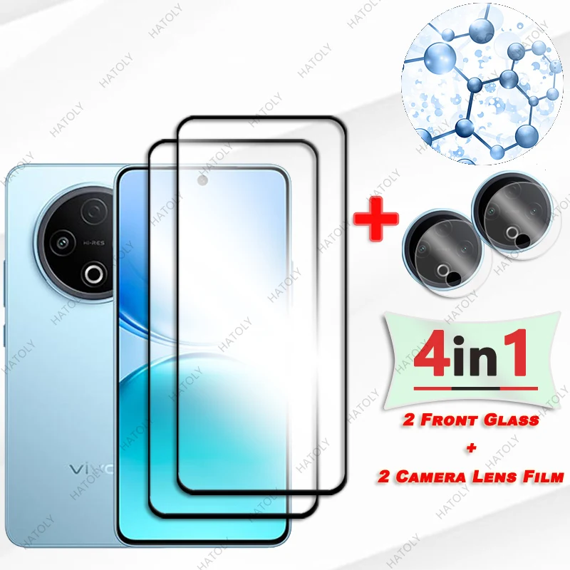 

Tempered Glass For vivo Y500 China Glass Screen Protector For vivo Y500 China Black Edge Protective Film Camera Lens Protector