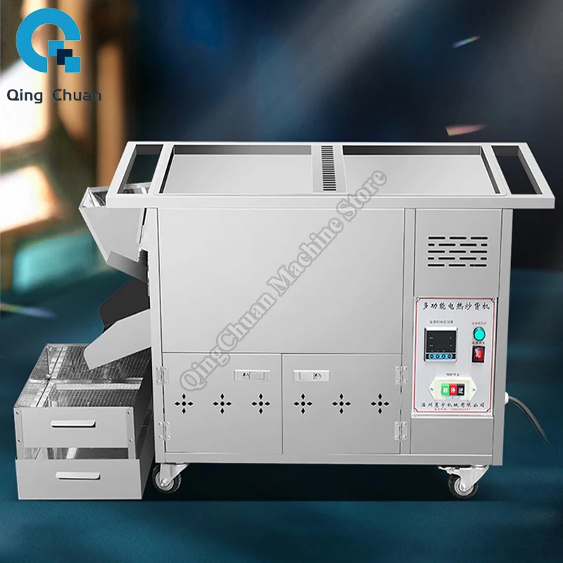 

Roaster Machine Commercial Horizontal Drum Electrothermal Gas Dual Purpose Stainless Steel Roaster Machine