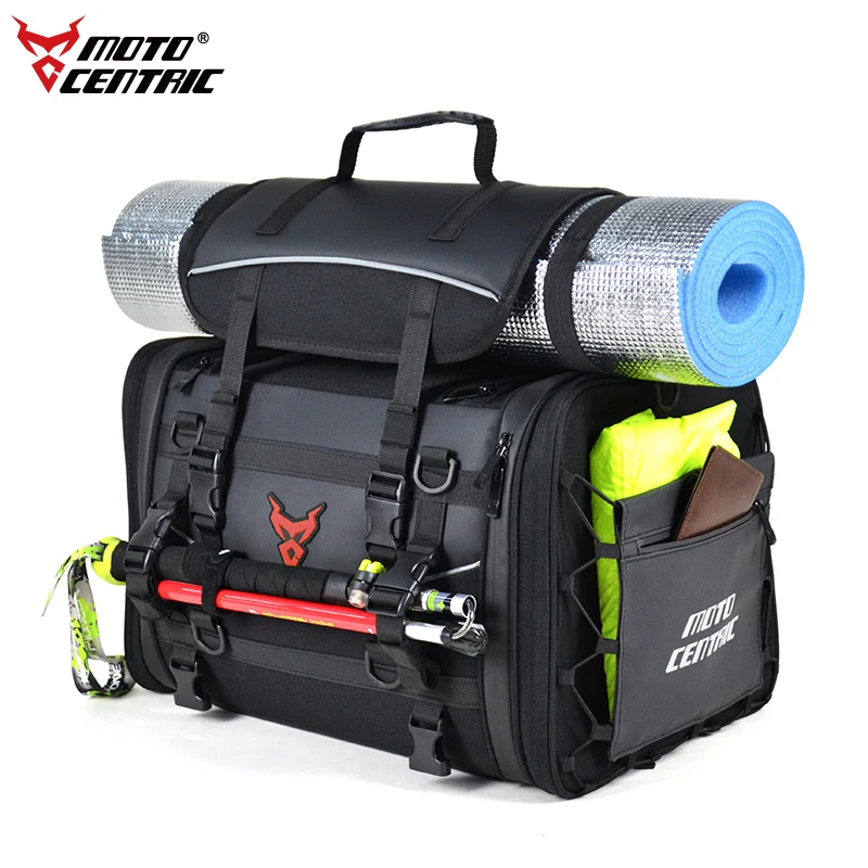 Motorcycle Waterproof Motorcycle Seat Bag Helmet Bag Multifunction High Capacity Motorcycle Bag Rider 35-50L Rear Tail SaddleBag image 2