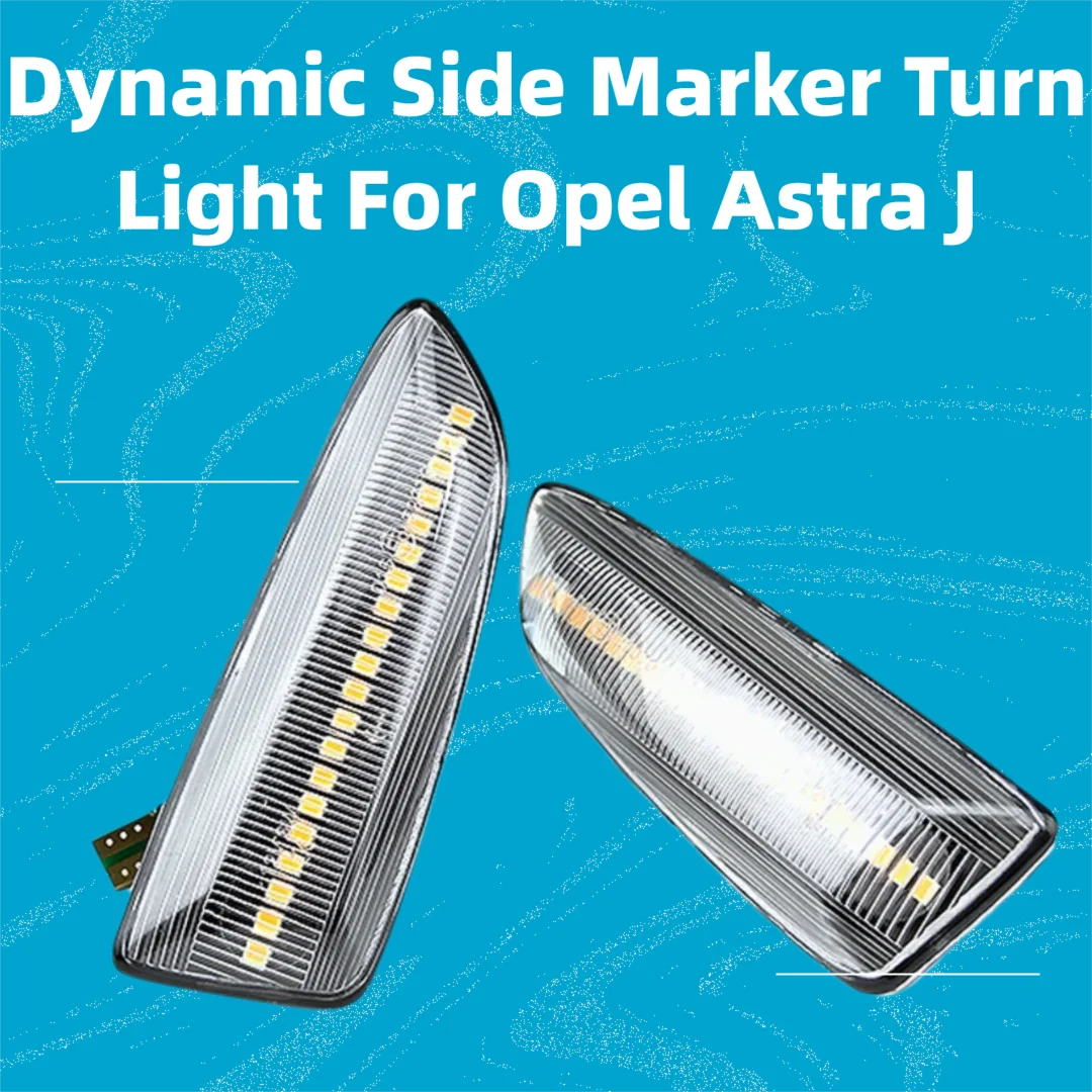 Fit For Opel Astra J K Zafira C Insignia B Grandland Crossland X Buick RegalLED Dynamic Flowing Turn Signal Side Marker Light