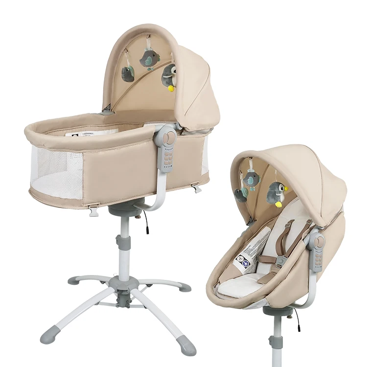 

Top-Ranked Multifunctional 3-in-1 Baby Cradle Swing Baby Rocker & Bouncer Electric Swing Crib Plastic Baby Bouncer
