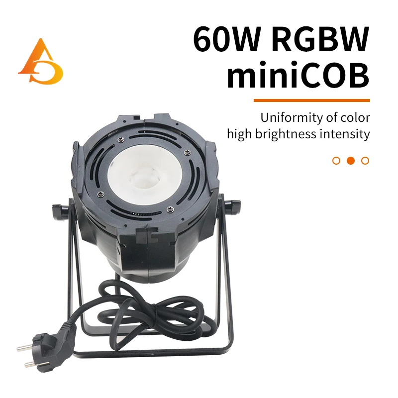 

MINI Aluminum Alloy LED Par COB 60w RGBW Lighting DMX512 Stage Light Concert DJ Home Entertainment