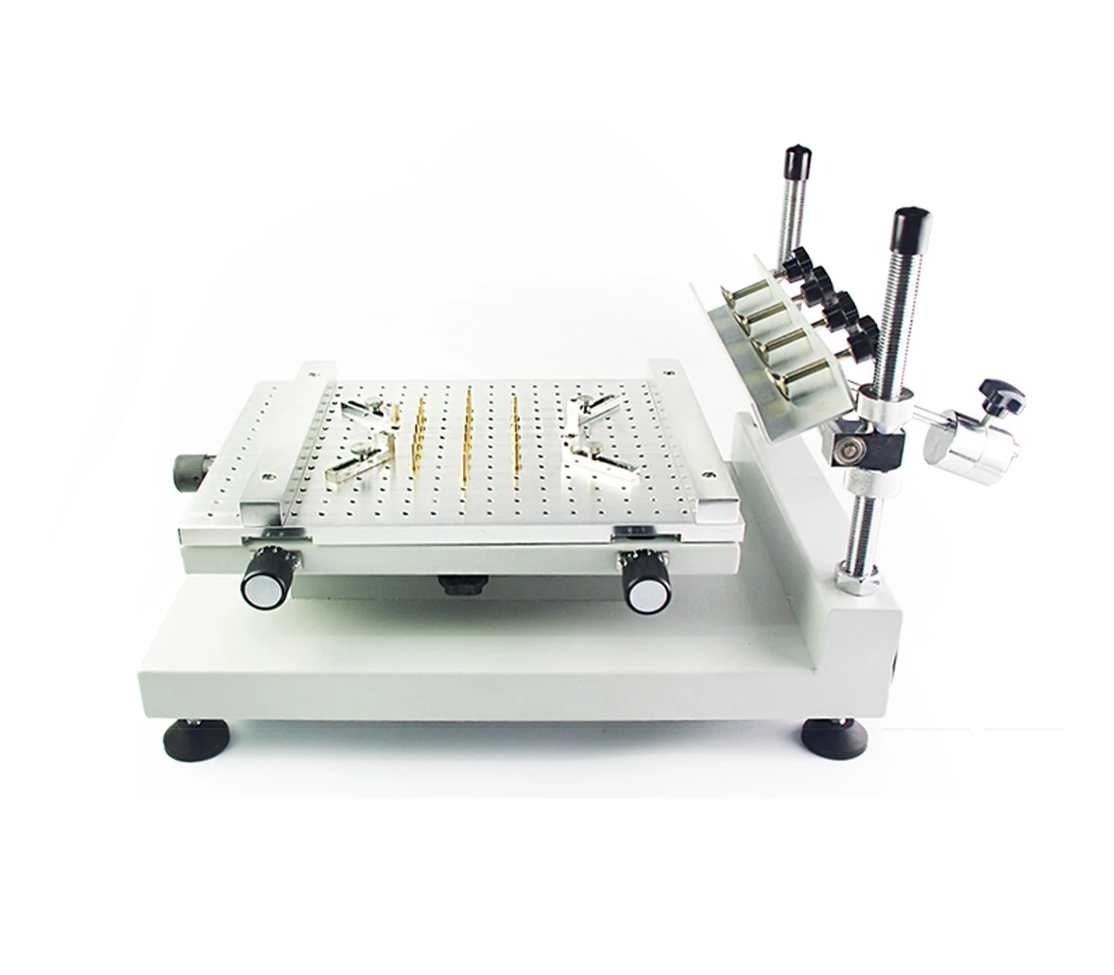 ZB3040H High precision Chip Repair Solder Paste Printer Manual Silkscreen Printing SMT Steel Mesh Red Glue Printing Machine