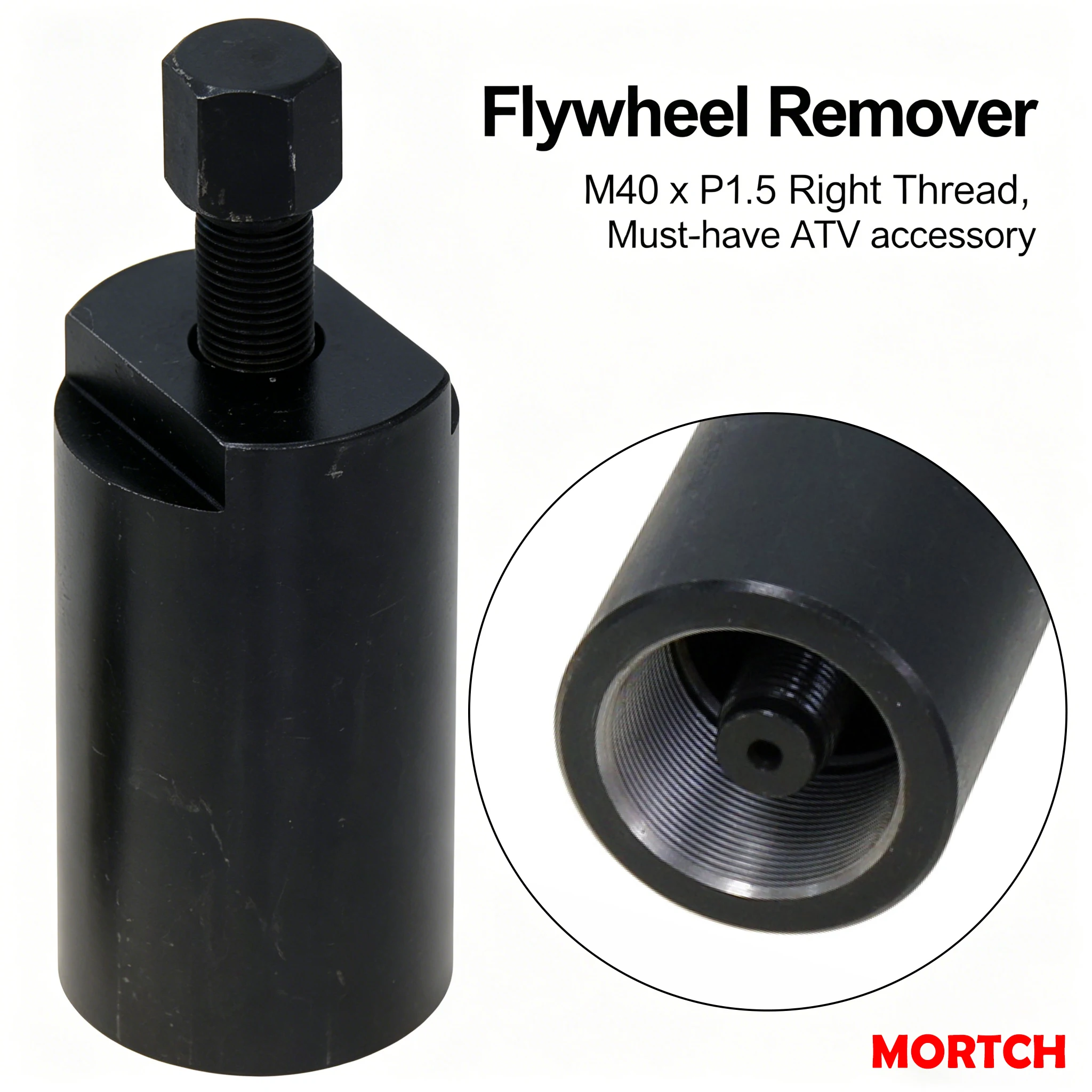 Flywheel Removal Tool M40 x P1.5 Right Thread For CF Moto 400 500 600 625 ATV UTV SSV CForce ZForce UForce X5 X6 Z6 550