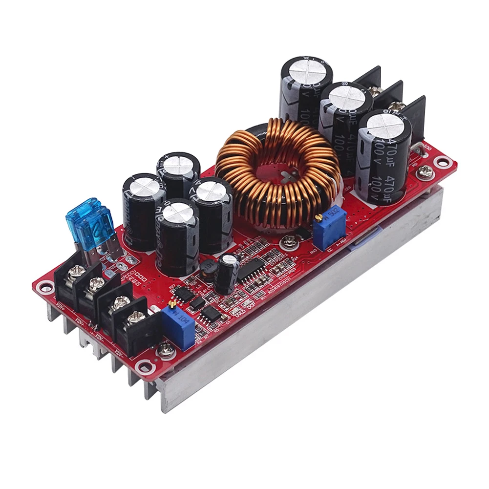 

Power Converter Step Up Module 1200W 20A In DC10-60V Out 12-83V 1200W 20A DC DC Converter Boost Overcurrent Protection