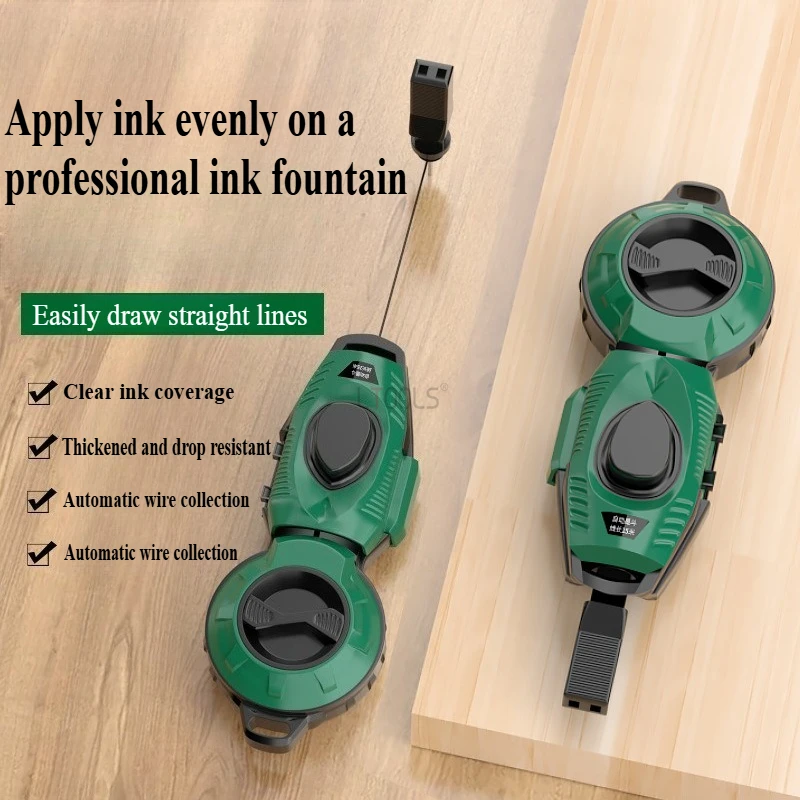 

Woodworking Auto-Retractable Construction Automatic Ink Fountain Underline Tools with Hydraulic Alignment Widely Applicable