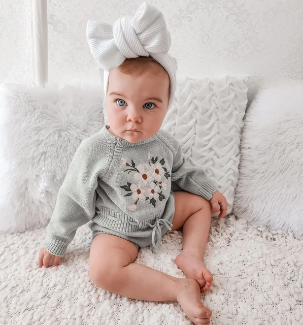 Newborn sweater romper best sale