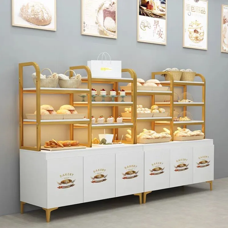 

Bread Cabinet Display Cabinet Pastry Snack Shelf Biscuit Side Cabinet Baking Cake Shop Dry Dot Nakajima Bread Rack