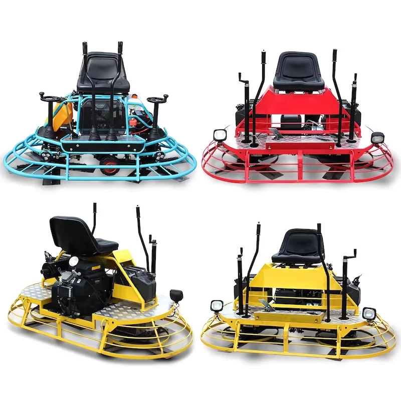 Free shipping to Spain driving trowel machine concrete car trowel machine two-speed Four-disc trowel machine for floor lifting