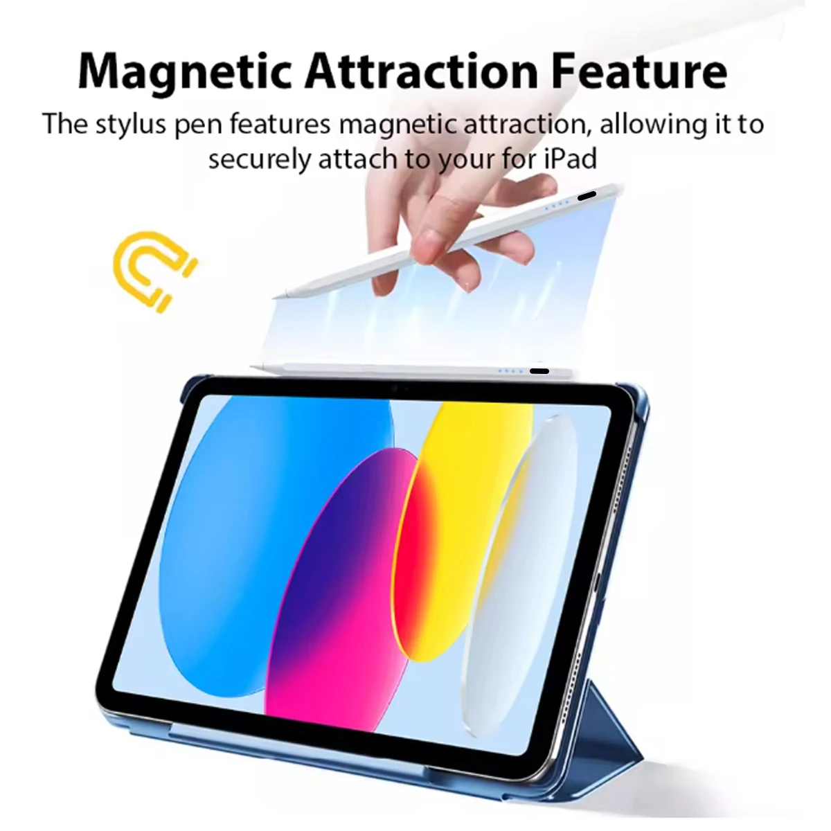 Fotografia 7: Caneta Stylus para iPad Pencil 11a Geração A16, Apple Pencil Palm Rejeição e Sensibilidade de Inclinação, Compatível 2018-2025 iPad6-10th