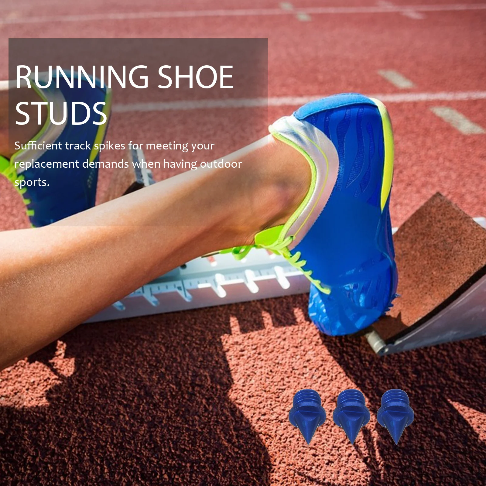 

1 set 1 Set Of Carbon Steel Track Hard Metal Shoe Spikes For Running Jump Long Put Sprinting Golf Baseball Hiking