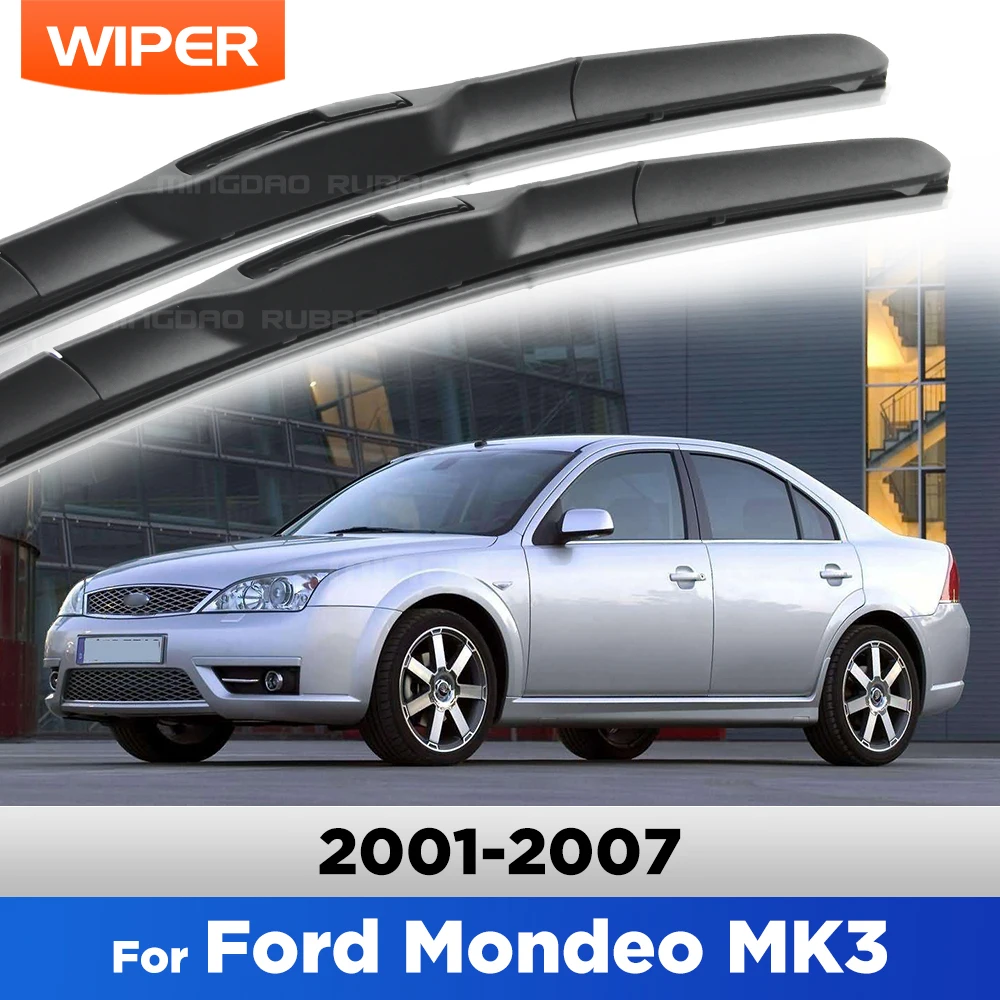 

CREATROAD Front Wiper Blades For Ford Mondeo MK3 2001-2007 2002 2003 2004 2005 2006 Windshield Windscreen Window Brush 22"+20"
