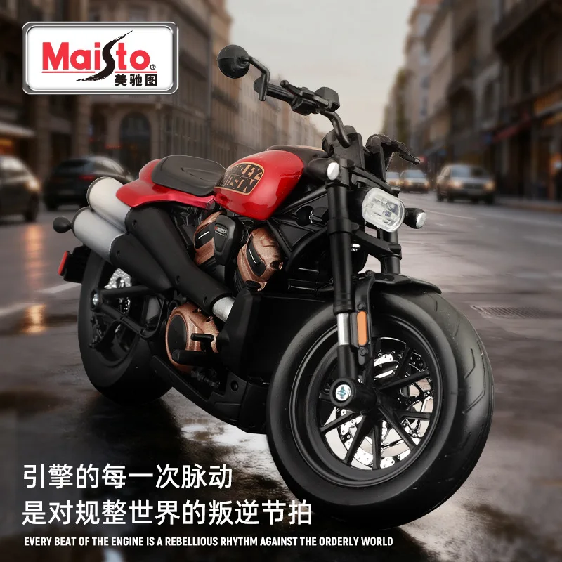 Genuine Maisto Cars Toys For Collector 1:12 Harley Davidson Motorcycle 2024 Simulation Alloy Car Model Metal Car Model Ornament