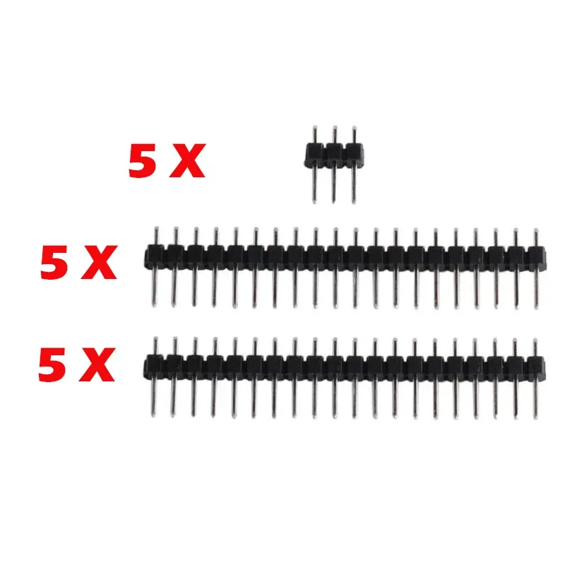 2.54mm Pin Header Kit for Raspberry Pi Pico – Versatile Connector for DIY Electronics Projects